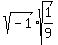 sqrt%28-1%29%2Asqrt%281%2F9%29