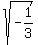 sqrt%28-1%2F3%29