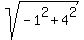 sqrt%28-1%5E2%2B4%5E2%29