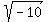 sqrt%28-10%29