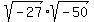 sqrt%28-27%29%2Asqrt%28-50%29