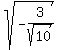 sqrt%28-3%2Fsqrt%2810%29%29