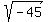 sqrt%28-45%29