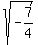 sqrt%28-7%2F4%29