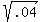 sqrt%28.04%29