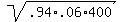 sqrt%28.94%2A.06%2A400%29