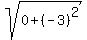 sqrt%280%2B%28-3%29%5E2%29