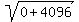 sqrt%280%2B4096%29