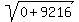 sqrt%280%2B9216%29