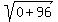 sqrt%280%2B96%29