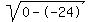 sqrt%280--24%29