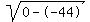 sqrt%280--44%29