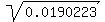 sqrt%280.0190223%29