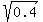 sqrt%280.4%29