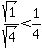 sqrt%281%29%2Fsqrt%284%29%3C1%2F4