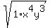 sqrt%281%2Ax%5E4y%5E3%29