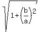 sqrt%281%2B%28b%2Fa%29%5E2%29