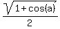 sqrt%281%2Bcos%28a%29%29%2F2