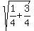 sqrt%281%2F4%2B3%2F4%29