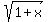 sqrt%281+%2B+x%29