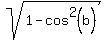 sqrt%281+-+cos%5E2%28b%29%29