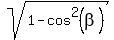 sqrt%281+-+cos%5E2%28beta%29%29