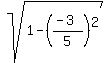 sqrt%281-%28%28-3%29%2F5%29%5E2%29