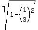 sqrt%281-%281%2F3%29%5E2%29