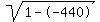 sqrt%281--440%29