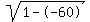sqrt%281--60%29