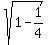 sqrt%281-1%2F4%29