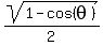 sqrt%281-cos%28theta%29%29%2F2%29