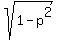 sqrt%281-p%5E2%29