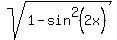 sqrt%281-sin%5E2%282x%29%29