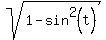 sqrt%281-sin%5E2%28t%29%29