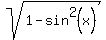sqrt%281-sin%5E2%28x%29%29