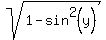 sqrt%281-sin%5E2%28y%29%29