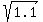 sqrt%281.1%29