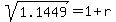 sqrt%281.1449%29=1%2Br