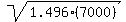 sqrt%281.496%287000%29%29