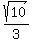 sqrt%2810%29%2F3