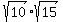 sqrt%2810%29sqrt%2815%29
