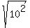 sqrt%2810%5E2%29