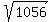 sqrt%281056%29