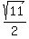 sqrt%2811%29%2F2