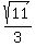 sqrt%2811%29%2F3%29