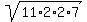 sqrt%2811%2A2%2A2%2A7%29