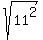 sqrt%2811%5E2%29