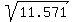 sqrt%2811.571%29