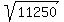 sqrt%2811250%29